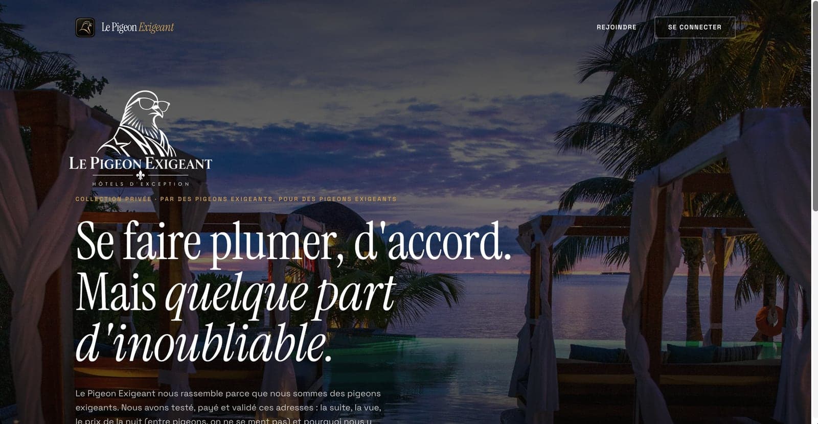 Le Pigeon Exigeant screenshot