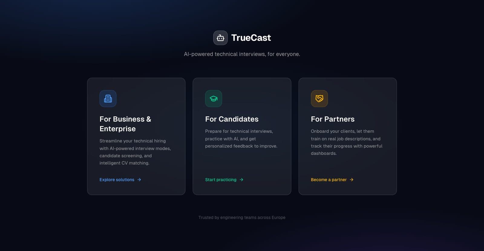 TrueCast screenshot